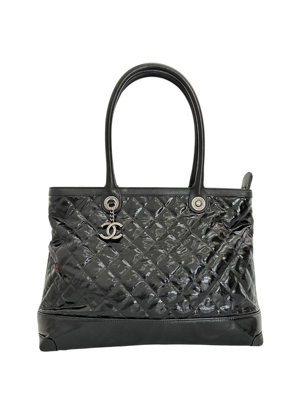 Chanel Matelasse Tote Bag Cambon Black #285234C79B